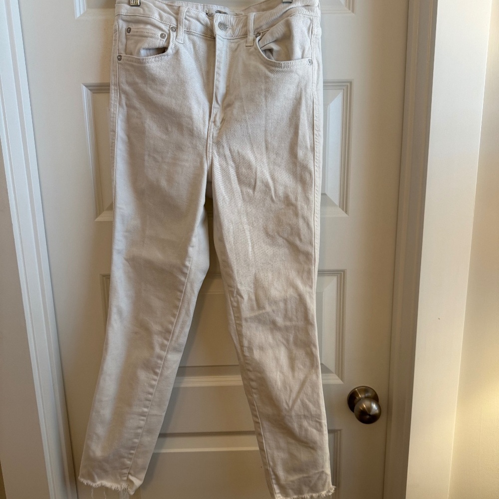 Free People White Jeans